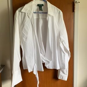 Ralph Lauren wrap blouse